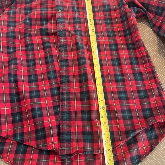 Men’s Land End Brushed Cotton Shirt Large - Picture 3 of 3